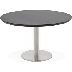 AGUA zwarte lounge salontafel - Ø 90 cm AGUA 90x90x45 cm