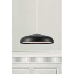 Minimalistische en moderne hanglamp 40cm Ø - zwart