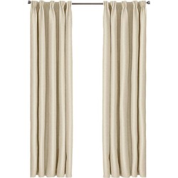 Larson - Luxe hotel blackout gordijn - met haken - 1.5m x 2.5m - Beige