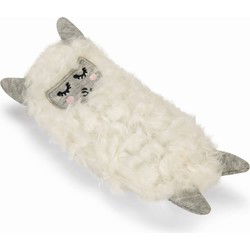 Lama polyester 16x7x4cm wit