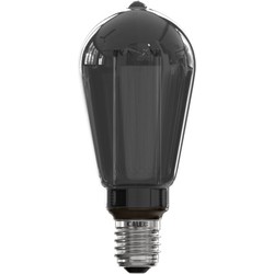 LED Glasfiber Rustic lamp 220-240V 3,5W 40lm 2000K ST64 Titanium E27 dimbaar