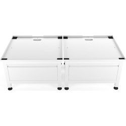 Wasophoogte Wasophoogte wasmachine verhoger – NovaPro met Lade – Dubbel - Wit