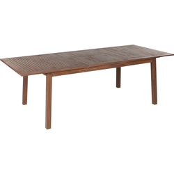 Beliani CESANA - Tuintafel-Donkere houtkleur-Acaciahout