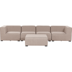 Beliani AREZZO - Loungeset-Beige-Polyester