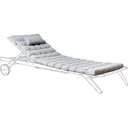 Beliani CESANA PREMIUM - Zitkussen-Grijs-Polyester