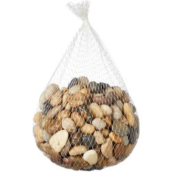 Decopatent® Decoratie steentjes - 1 KG - Deco Stenen - Natuurlijke sier stenen om te gebruiken bij decoratie - 1000 Gram - Naturel