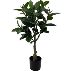 Present Time - Kunstplant Rubber Tree - Groen