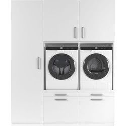 Wasophoogte Wasmachine Kast Stockholm – Pure Wit