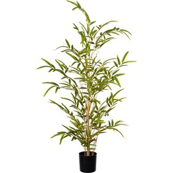 Kopu® Kunstplant Bamboe 90 cm - in zwarte pot - Nepplant