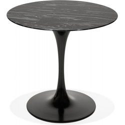 GOST design eettafel 90x90x73 cm Zwart
