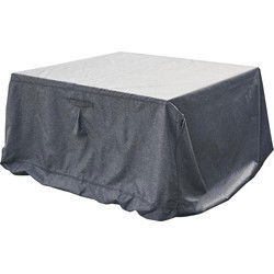 Hesperide Tuinmeubel bescherm hoes Hambo - grijs - 225x125x80 cm - Loungesethoes