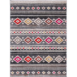 Safavieh Global Indoor Woven Area Rug, Adirondack Collection, ADR276, in Grey & Ivory, 183 X 274 cm