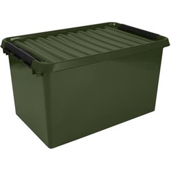 Sunware Opslagbox met deksel - Groen - 62 L - 60 x 40 x 34 cm - Opbergbox
