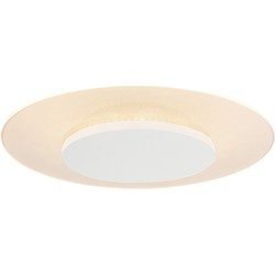 Ronde plafondlamp Steinhauer Lido Wit