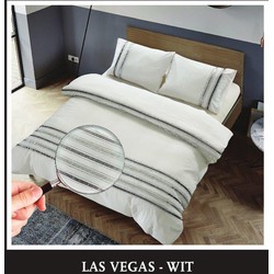 Luna Hotel Home Collection - Dekbedovertrek - Las Vegas - Wit