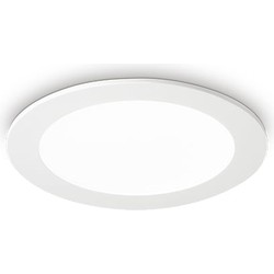 Ideal Lux - Groove - plafondspot - Inbouwspot - Binnen - Aluminium - LED - Wit