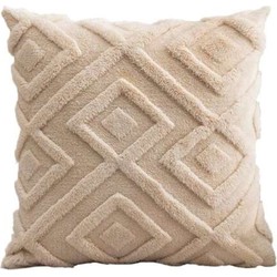 Kussen Boho Naturel – Beige – Handmade – 45 x 45 cm (incl. vulling)