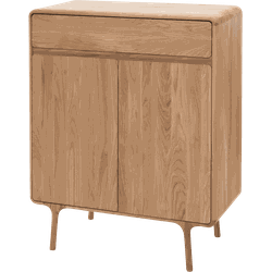 Gazzda Fawn cabinet houten opbergkast naturel - 90 x 110 cm