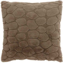 Unique Living - Sierkussen Daaf Taupe -45x45cm