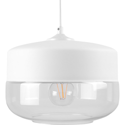 Beliani MURRAY - Hanglamp-Wit-Glas