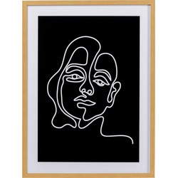 Schilderij Faccia Arte Woman 60x80cm