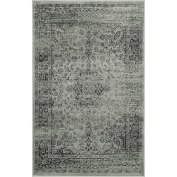 Safavieh Traditional Indoor Woven Area Rug, Vintage Collection, VTG113, in Grey & Spruce, 99 X 170 cm