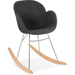 ROCKY design schommelstoel 845x59x79 cm Grijs