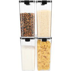 Krumble Voorraadpot plastic 1800 ml - Set van 4