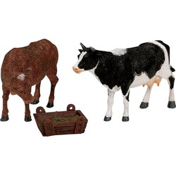 Weihnachtsfigur Feeding cow & bull - LEMAX