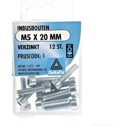 Inbusbout m5x20mm 12st
