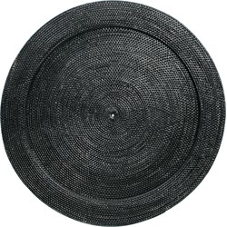 The Jasmine Plate - Black - XL