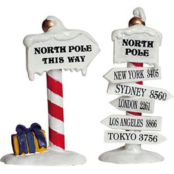 North pole signs