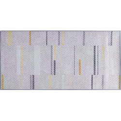 ERGENLI - Laagpolig vloerkleed - Lichtgrijs - 80 x 150 cm - Polyester