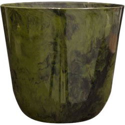 Pot Palermo marble green D23 H22 cm