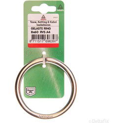 Gelaste ring 8x60 rvs