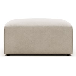 Kave Home - Voetenbank Blok 90 x 70 cm beige