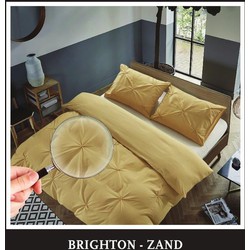 Hotel Home Collection - Dekbedovertrek - Brighton - 240x200/220 +2*60x70 cm - Zand
