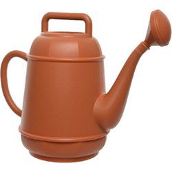 Decoris Gieter - 12 liter - terra bruin - kunststof - 44 x 39 x 40 cm - Gieters