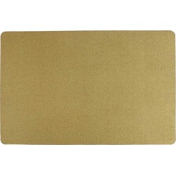 Unique Living | Placemat Twinkle | Rechthoekig | Polyester | Goud | 28x43cm