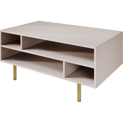 Meubella Salontafel Nicola - Beige - 100 cm