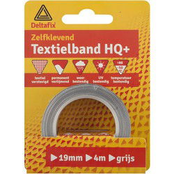 Watervast textband 19mmx4m geel