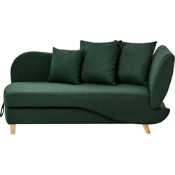 MERI II - Chaise longue - Groen - Rechterzijde - Polyester
