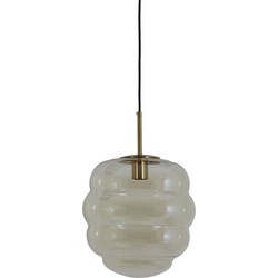 Hanglamp Misty - Smoke Glas - 30x30x37cm