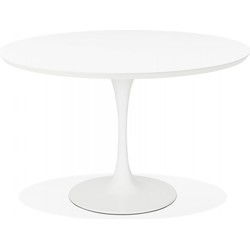 GLOBO eettafel 120x120x75 cm Wit