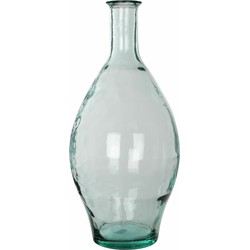 Mica Decorations Bloemenvaas Kyara - gerecycled glas - transparant - D28 x H60 cm - Vazen
