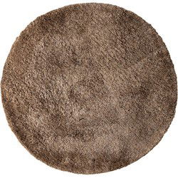 PTMD Tapijt Jups - 200x200x1 cm - Polyetheen - Bruin