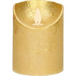 Anna's Collection Stompkaars - LED - goud - H10 cm - kaars - LED kaarsen