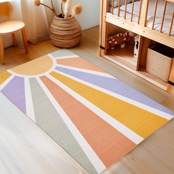 Tapijtenloods Play Kids - Vloerkleed Kinderkamer -  Sunshine - Laagpolig Speelkleed -  Multi- 140x200 CM