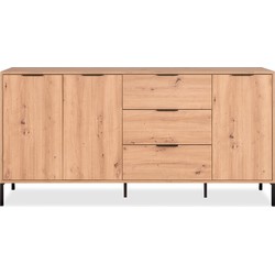 Buffet 3 Deuren 3 Laden Eiken Decor - L180 x H88 cm