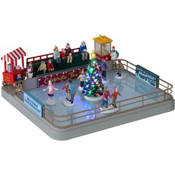 Outdoor skating rink with 4.5v adaptor